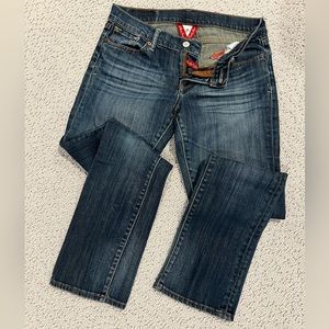 Women’s Lucky Brand Jeans, Zoe Straight, size 4/27, short inseam